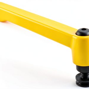 80/20 6807 Yellow L-Handle Linear Bearing Brake Kit, Adjustable Zinc-0