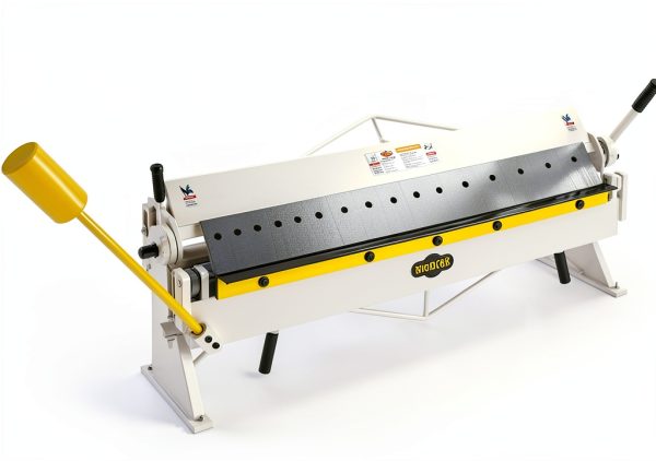 Shop Fox M1118 48" Heavy Duty Pan & Box Brake with Steel Fingers-1