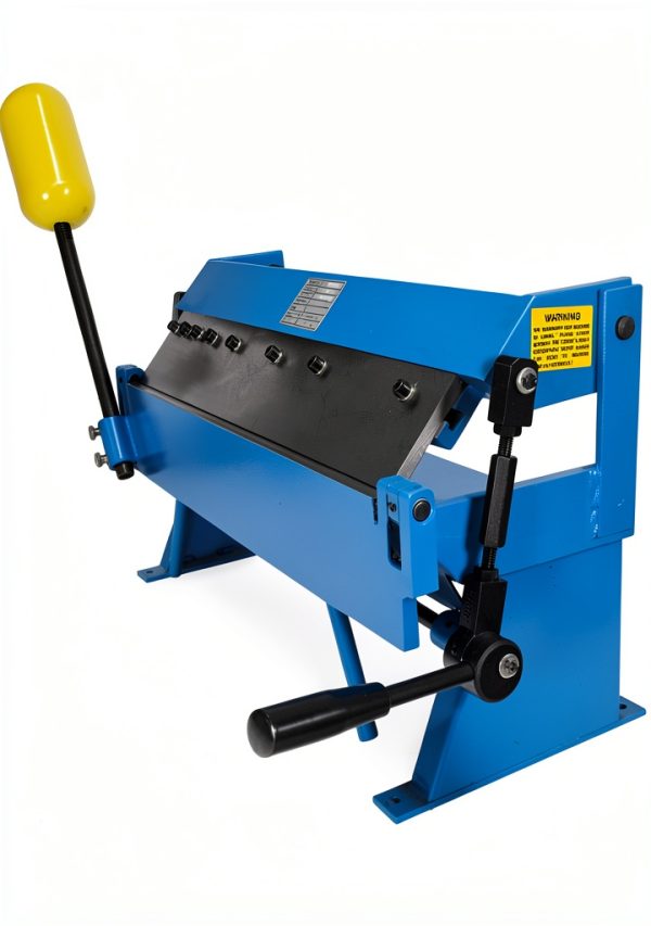 Erie Tools Heavy-Duty 24" Pan and Box Brake w Adjustable Fingers 16-Gauge Steel/Aluminum Capacity 0–135° Bend Range Bench Mount Sheet Metal Brake for Fabrication and Bending-5