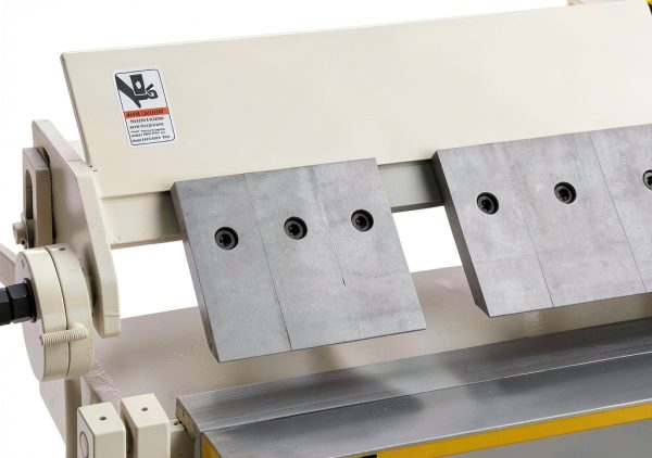 Shop Fox M1118 48" Heavy Duty Pan & Box Brake with Steel Fingers-2