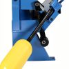 Erie Tools Heavy-Duty 24" Pan and Box Brake w Adjustable Fingers 16-Gauge Steel/Aluminum Capacity 0–135° Bend Range Bench Mount Sheet Metal Brake for Fabrication and Bending-3